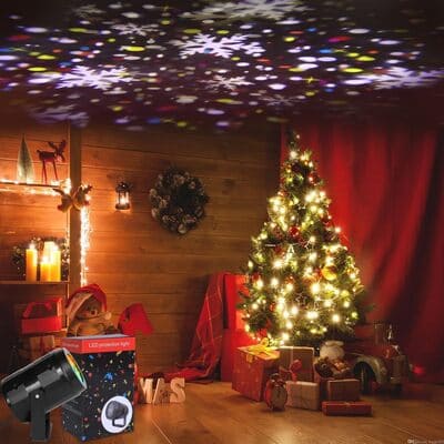 Proyector de luces navideñas