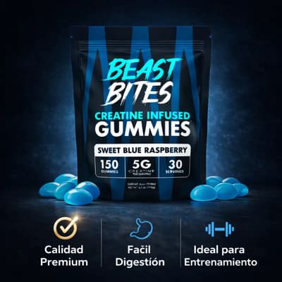 Suplemento Creatina Gomitas Beast Bites