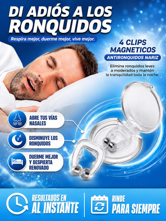 Clips magneticos Antironquidos Nariz