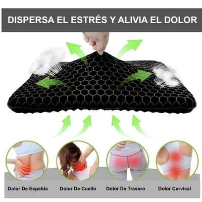 Cojin de Apoyo Silicona Negro
