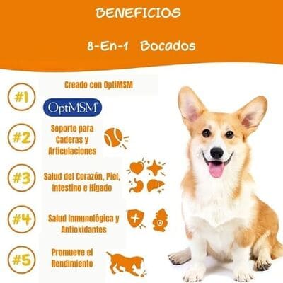 Multivitaminico 8 en 1 Para Perro