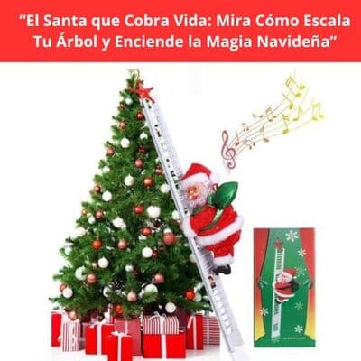 Santa Claus Sube La Escalera