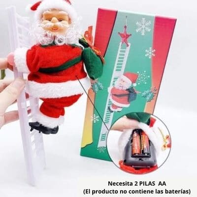 Santa Claus Sube La Escalera