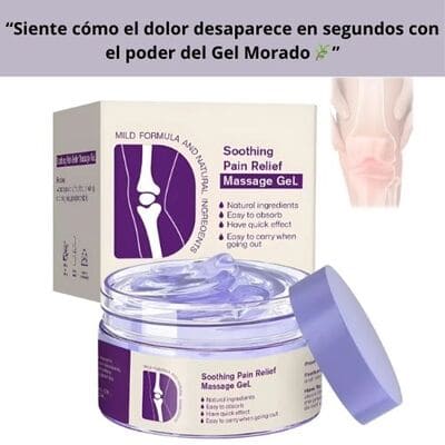 Gel Morado K de Masaje Quita Dolor
