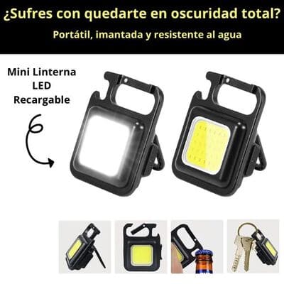 MINI LINTERNA LED RECARGABLE