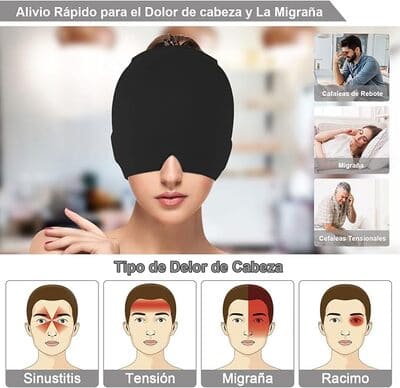 GORRO DE GEL PARA MIGRAÑA