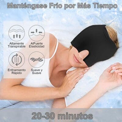 GORRO DE GEL PARA MIGRAÑA