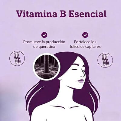 Vitaminas Crecimiento Colageno Cabello