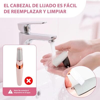 Lima Electrica para Pies Recargable USB