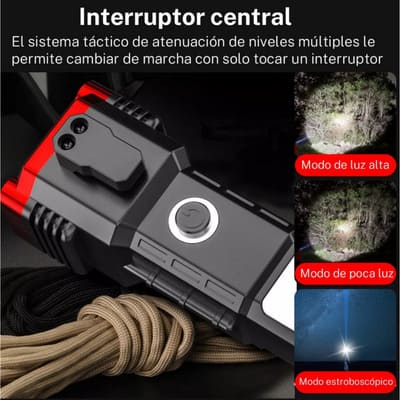 Linterna Martillo Powerbank Portatil