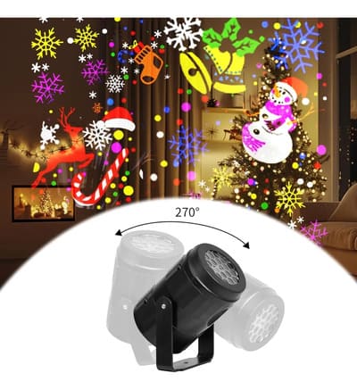 Proyector de luces navideñas