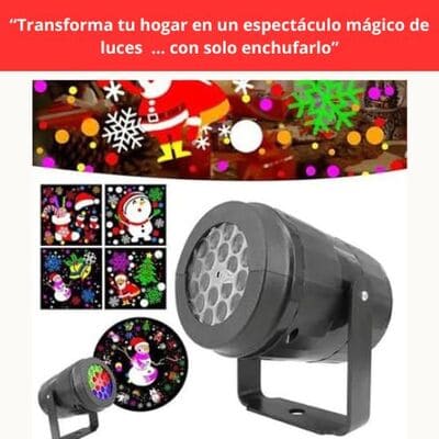 Proyector de luces navideñas