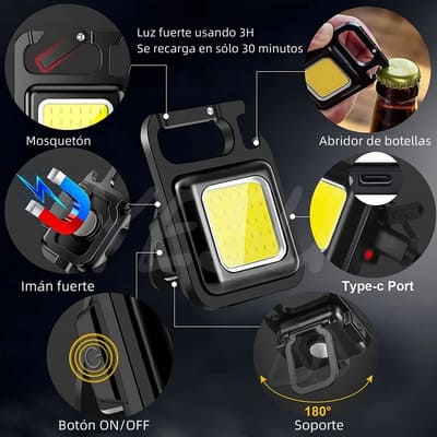MINI LINTERNA LED RECARGABLE