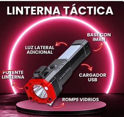 Linterna Martillo Powerbank Portatil